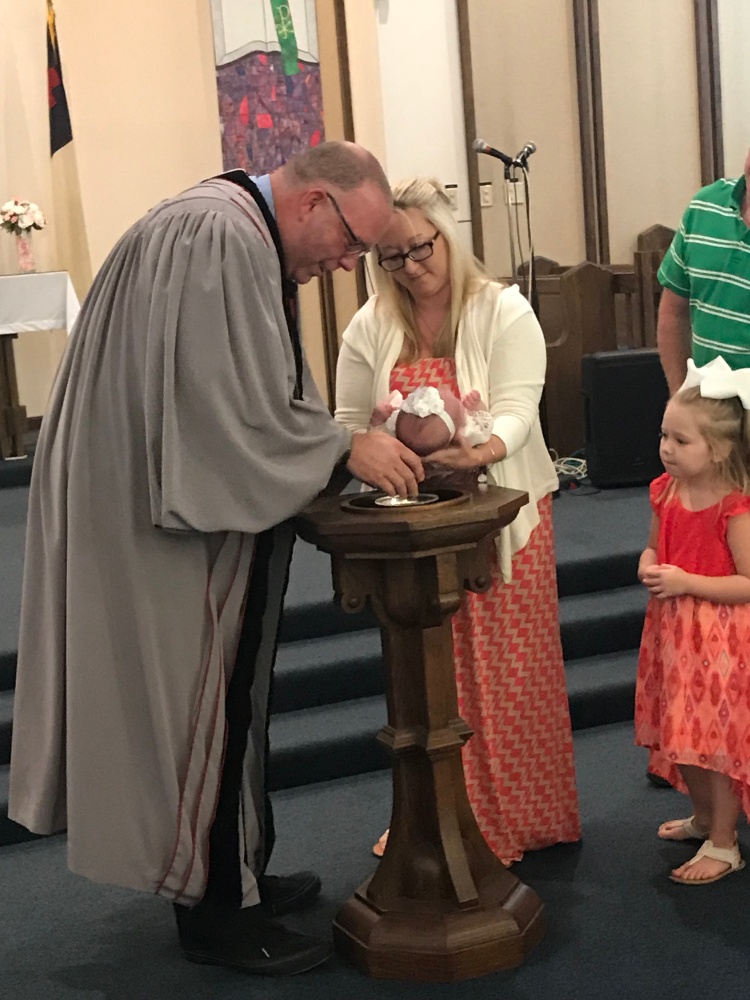 Braelyn Grabert baptism 2018
